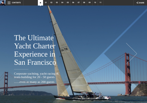 yacht charter california